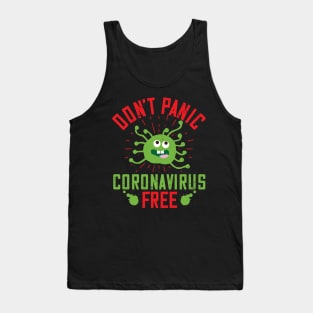 Don't Panic, Coronavirus Free Tank Top